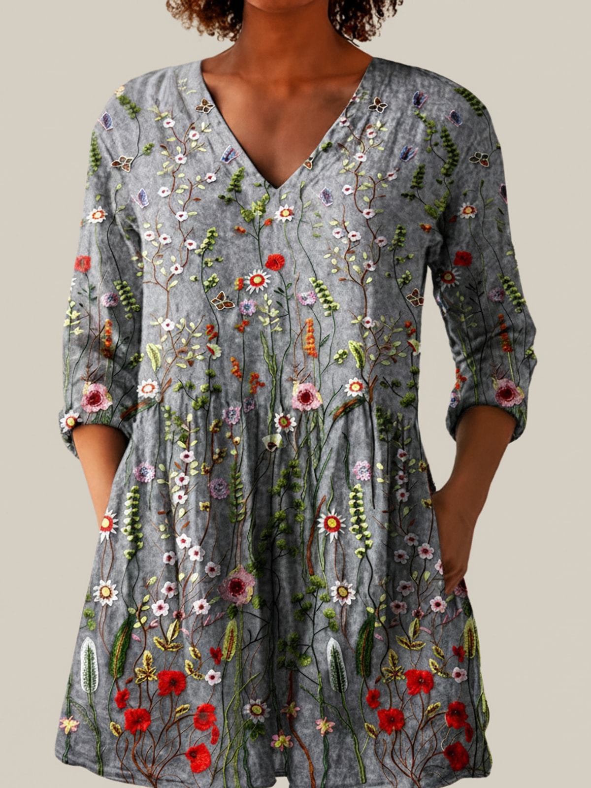 Sloane - Blouse longue imprimée