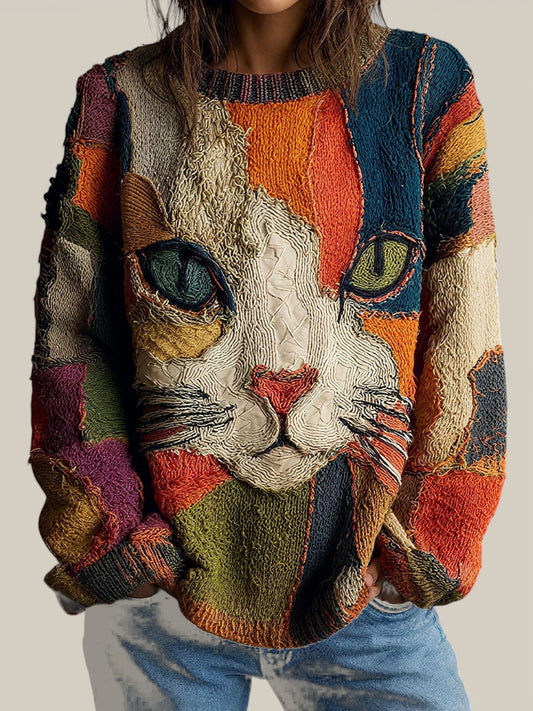 Zaira | Pull Artistique pour Chat
